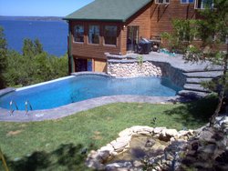 Custom Concrete Pool #004 by Indian Summer Pool and Spa